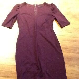 Beautiful Burgundy Jersey Dress